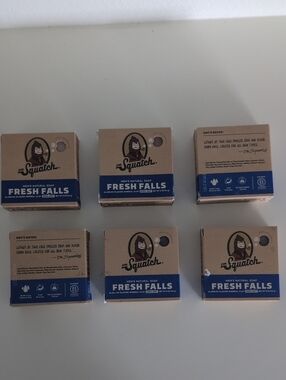 Dr. Squatch Fresh Falls Bar Soap - Fresh Falls (6 Soap Bars)
